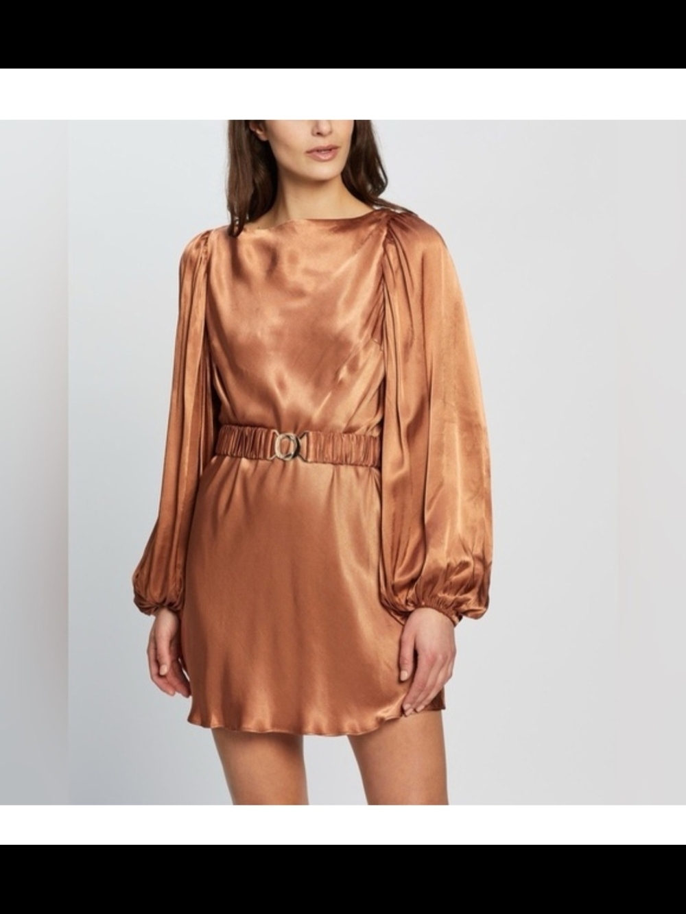 Shona Joy Belted Mini Dress